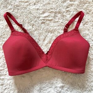 Aerie Lace Trim Wireless Bra 36DD